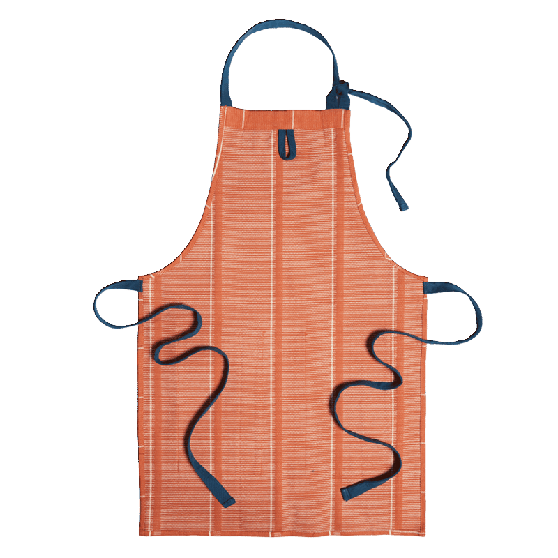 Linen Apron - Perracotta