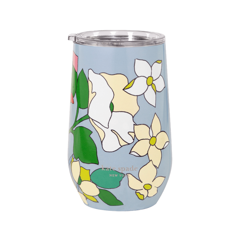 Stainless Steel Wine Tumbler, Flower Bed