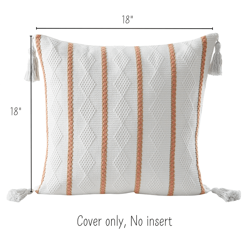 Boho Woven Decorative Pillow Cover (2 Pack)