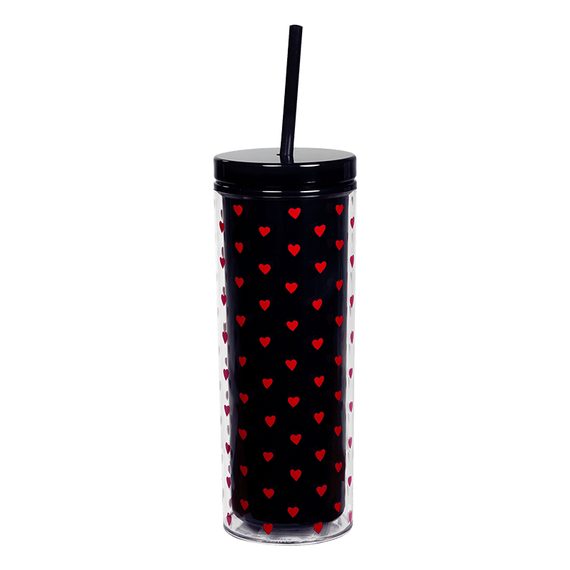 Acrylic Tumbler with Straw