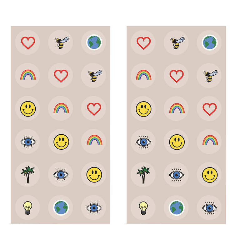 Energy Boost Vitamin B12 Patch in Mini Menagerie Symbols