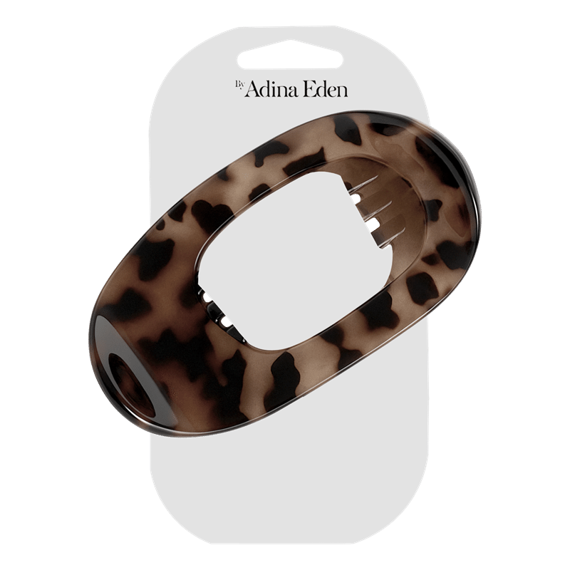 Animal Print Wide Opened Hair Pin