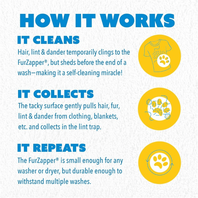 Laundry Pet Hair Remover (4 Pack)