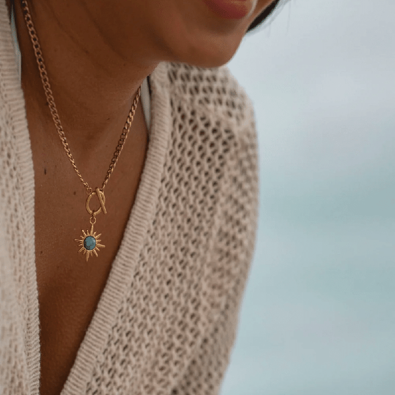 Stainless Steel Sol Necklace