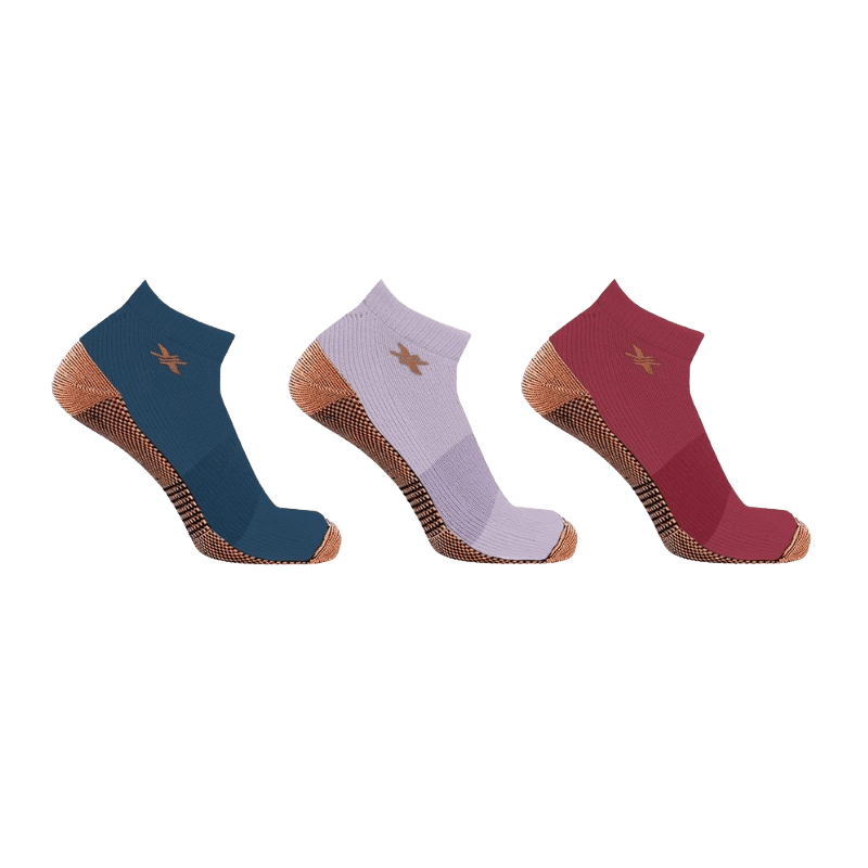 Picture of Copper Infused Ankle Compression Socks (3 Pack)