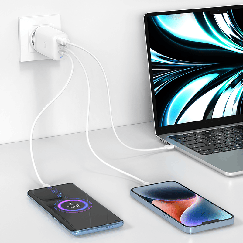 65W International Wall Charger with 2 USB-C Ports