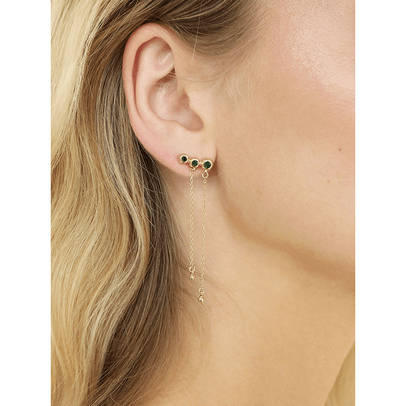 Emerald City Waterfall Earrings