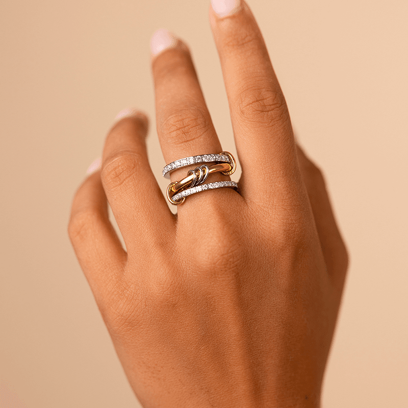 Garwyn Linked Stacking Ring Set