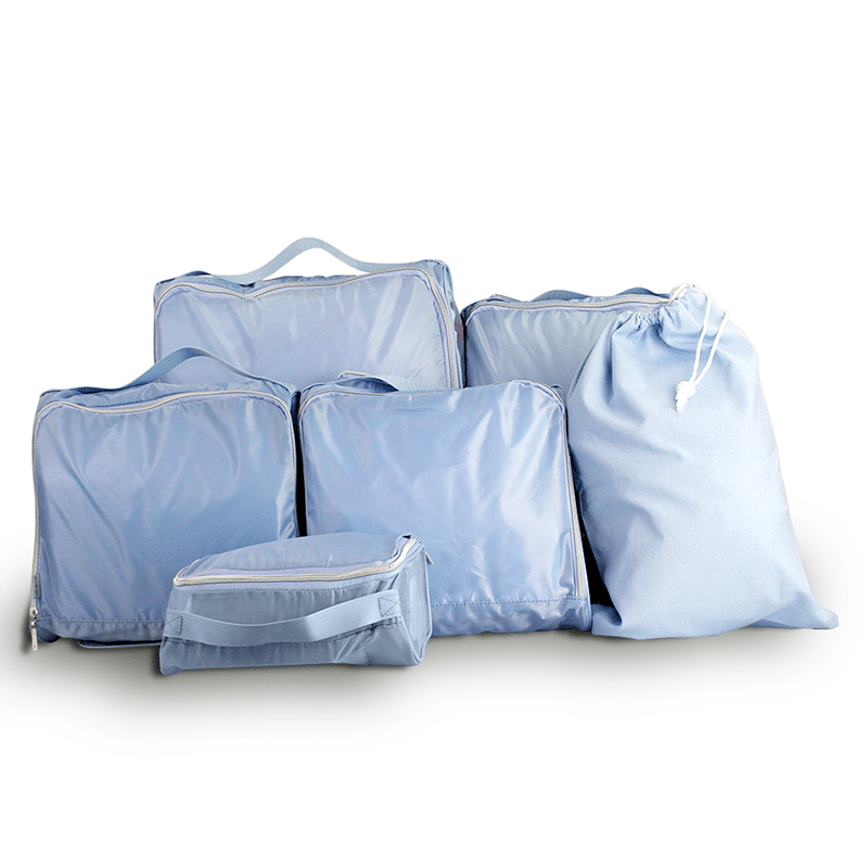 Luxe & Willow Core 6 Piece/Compartment Packing Organizer- Mist