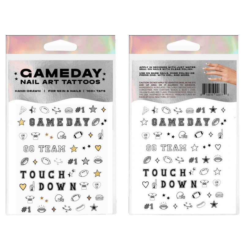 Game Day Nail Sheet