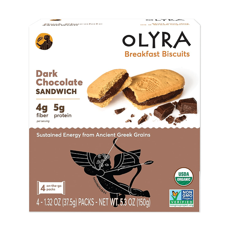 Organic Breakfast Biscuits- Dark Chocolate (4 Pack)