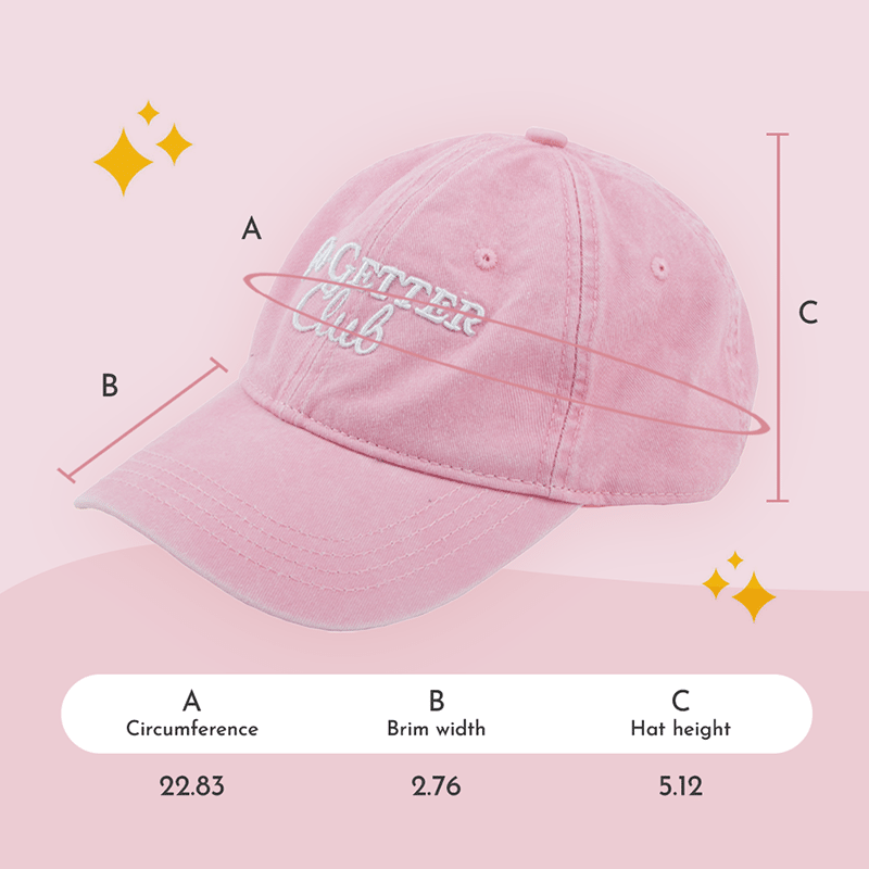 Go-Getter Club Vintage Wash Baseball Cap