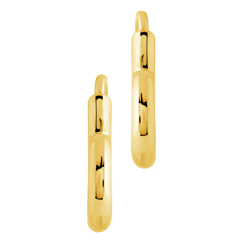 Elle Heart Micro Hoop Earrings