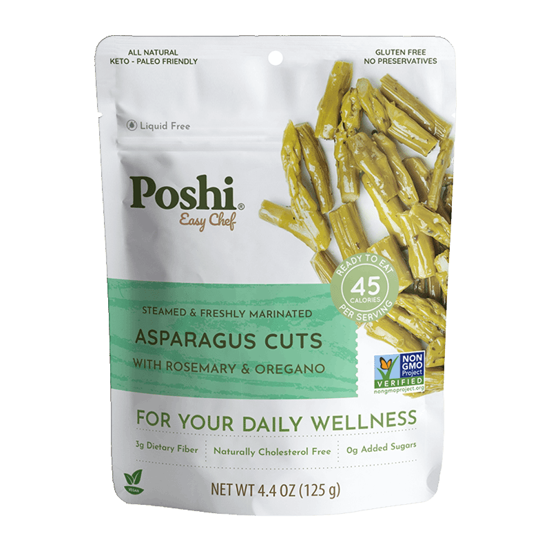 Steamed & Marinated Asparagus