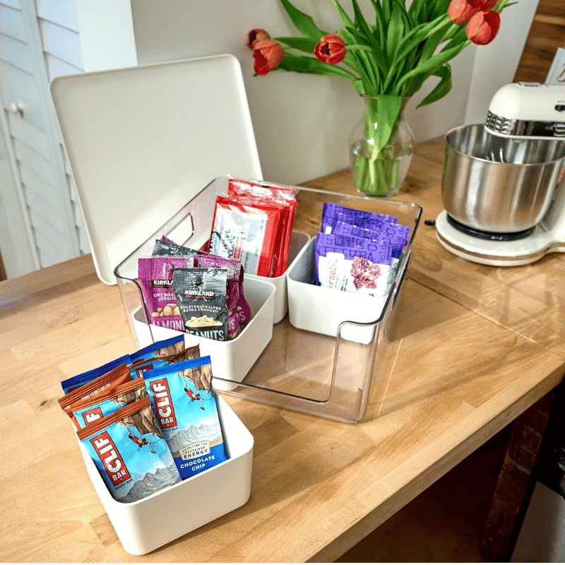 5 Piece Organization Bins Set with Lids