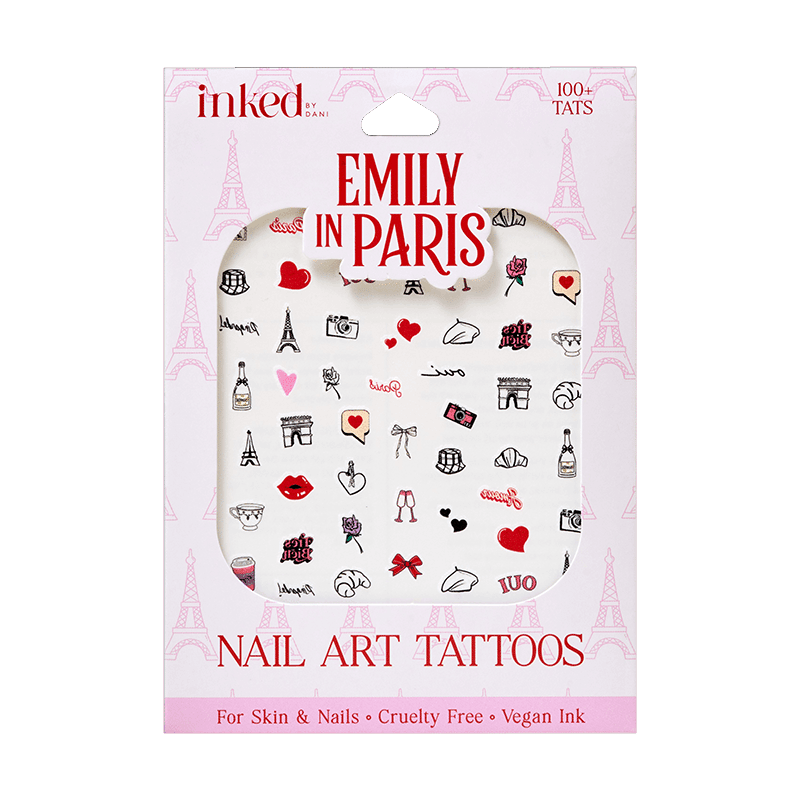 Emily In Paris: Amour Nail Art