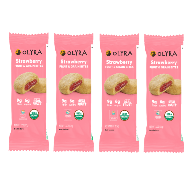 Fruit & Grain Bites- Strawberry (4 Pack)
