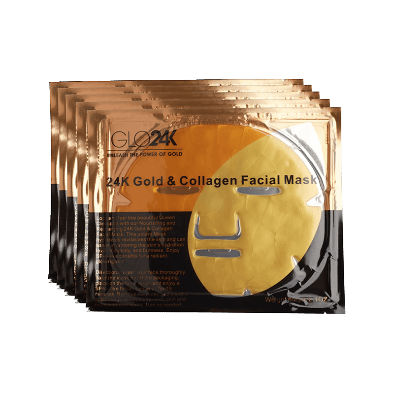 24k Gold Collagen Sheet Mask (5 Pack)