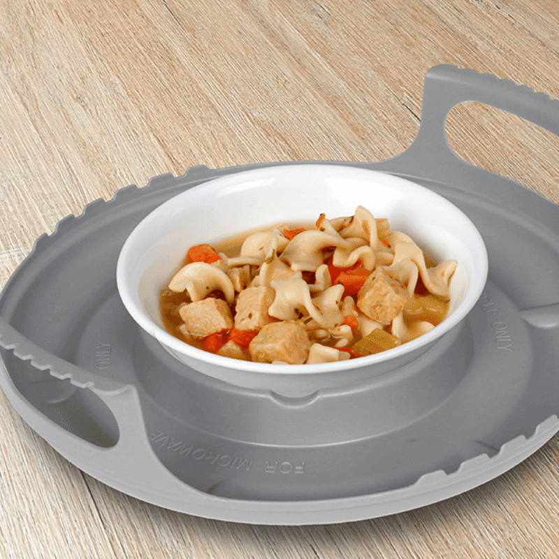 Cool Touch Spill Blocking Microwave Caddy