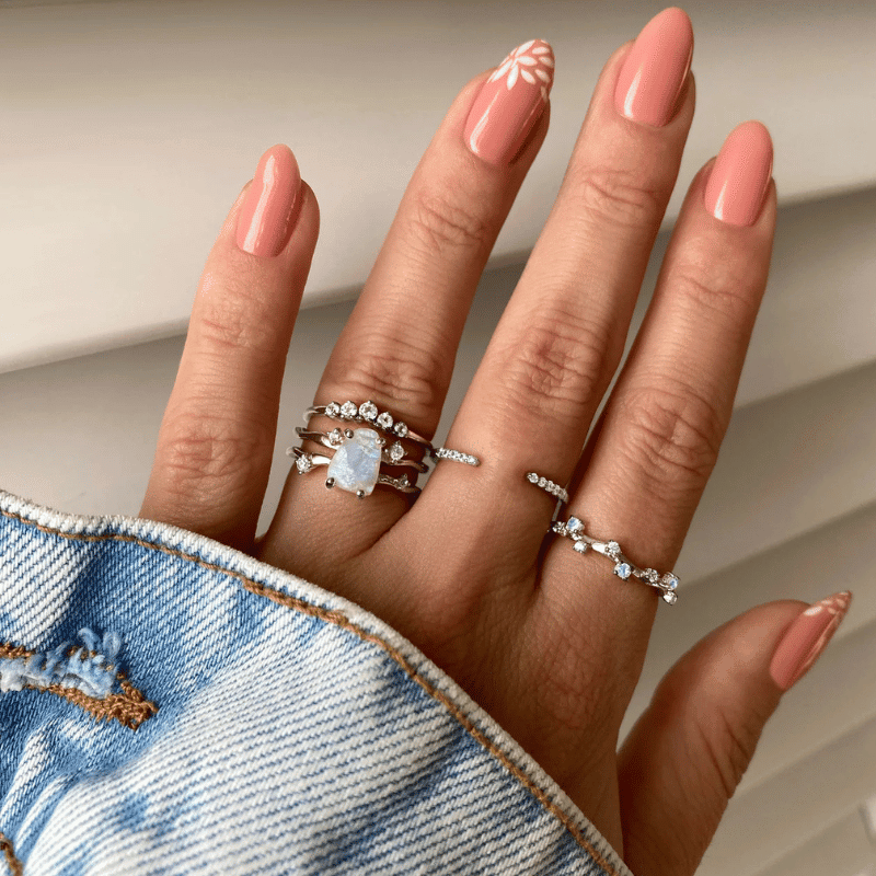 Flow Raw Crystal & Sterling Silver Ring