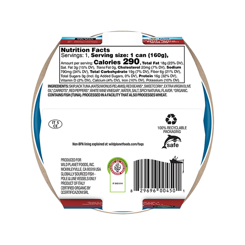 Wild Tuna Red Bean & Corn Salad