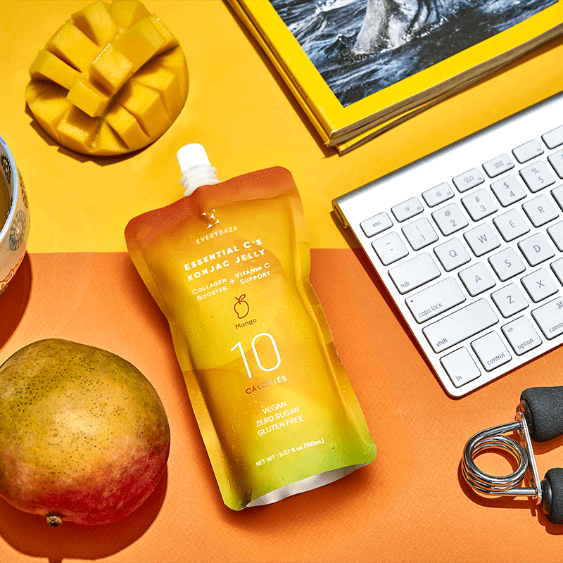 Essential C's Konjac Jelly with Collagen + Vitamin C - Mango (10 Pack)