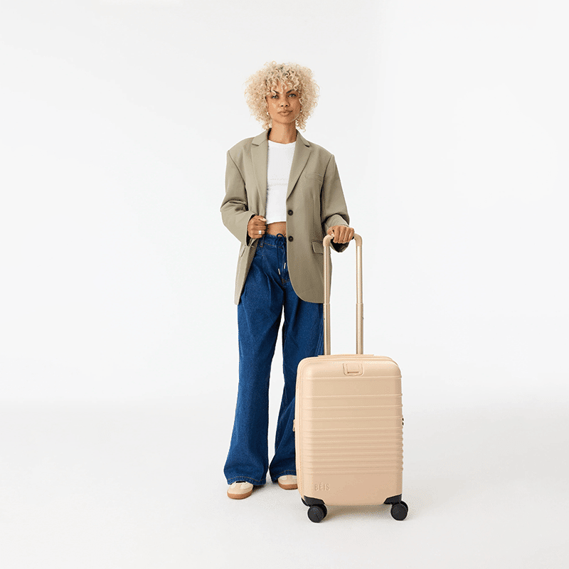 The Carry-On Roller in Beige