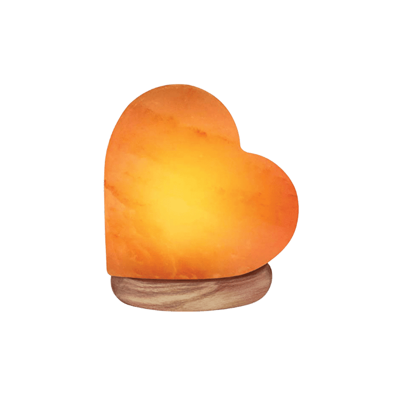 Heart-Shaped Salt Lamp (2 Pack)