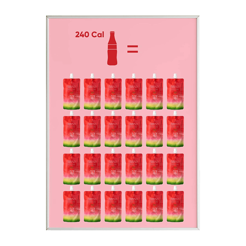 Essential C's Konjac Jelly with Collagen + Vitamin C - Watermelon (10 Pack)