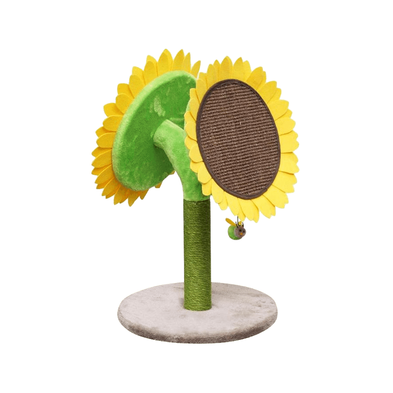 Double Bloom Sunflower Cat Scratching Post