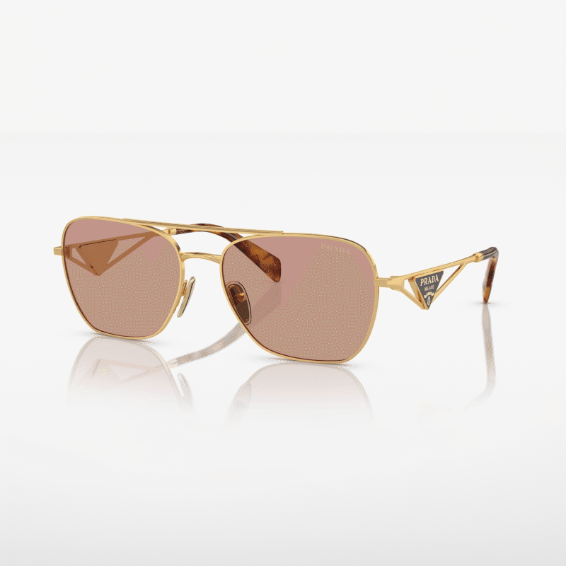 Golden Pillow Frame Sunglasses