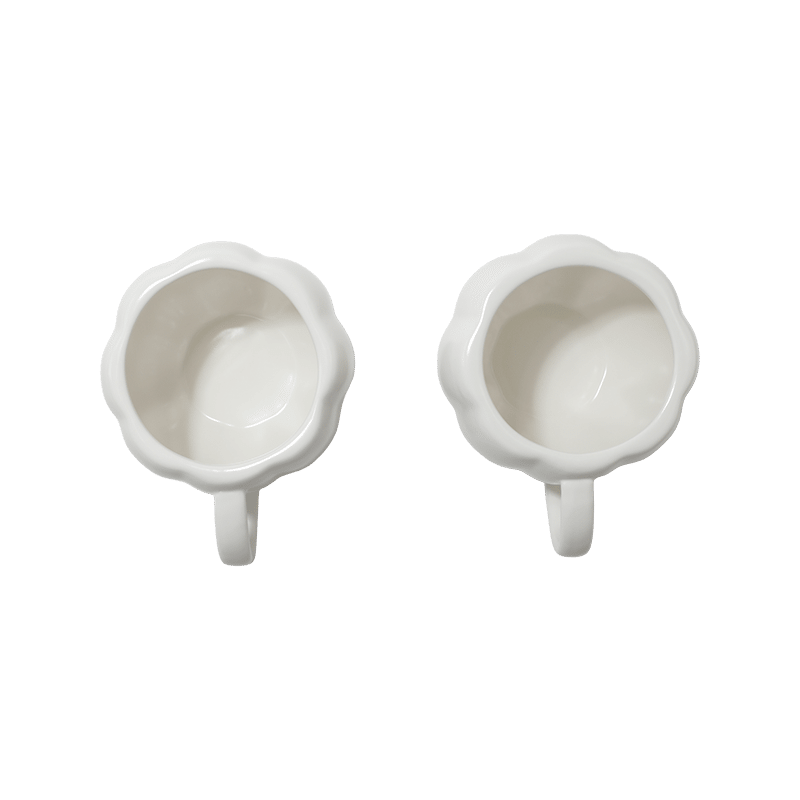 White Pumpkin Coffee Mug (set of 2)