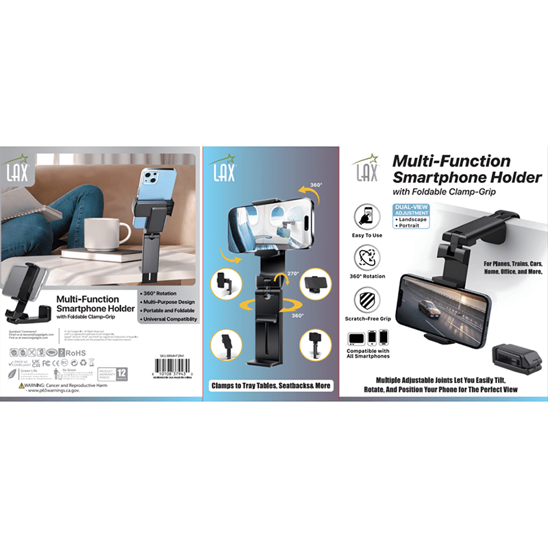 2-in-1 Phone Mount for Desktop and Car