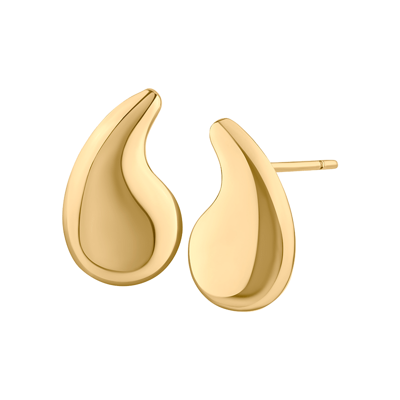 Paisley Gold Studs