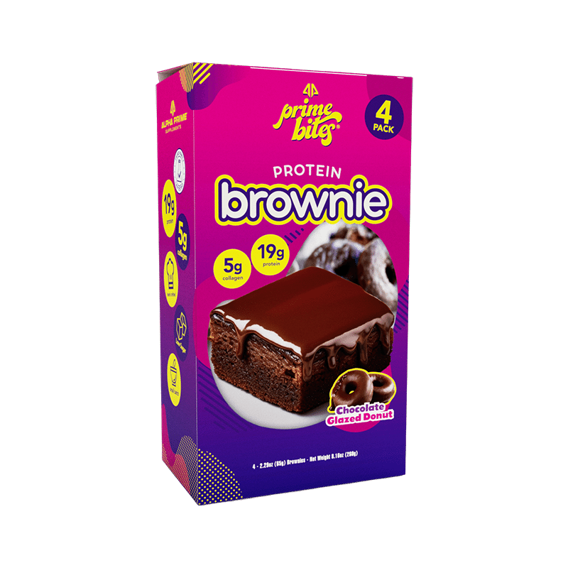Chocolate Glazed Donut Brownie (4 Pack)