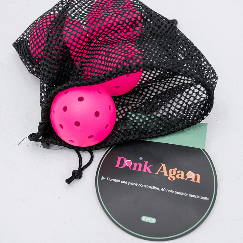 Pickleball Paddle with Set of 6 Pickleballs