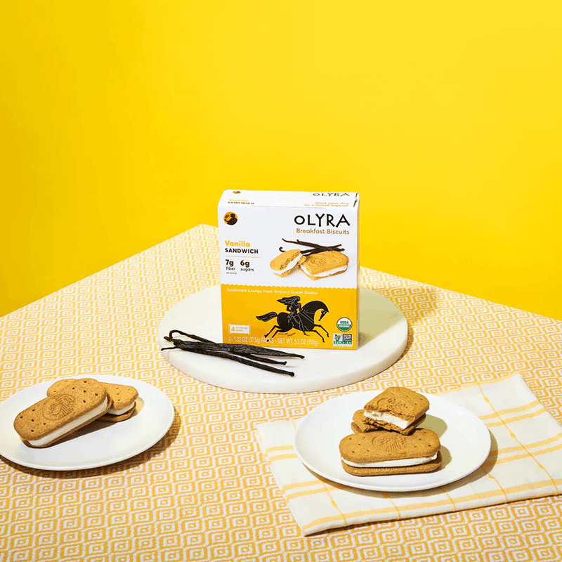 Organic Breakfast Biscuits- Vanilla (4 Pack)