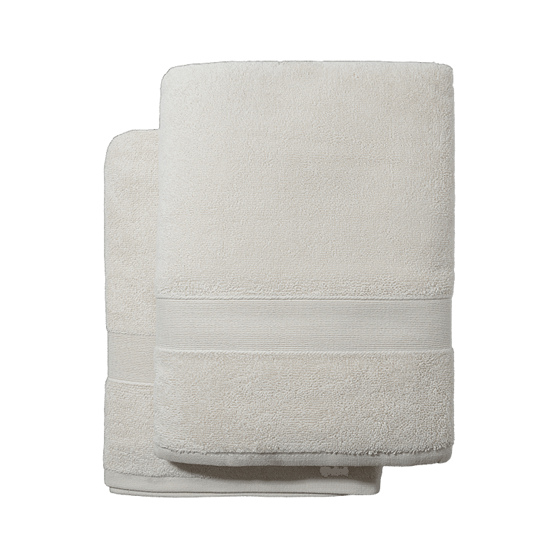 Lush Bath Towel Set (2) - Cream