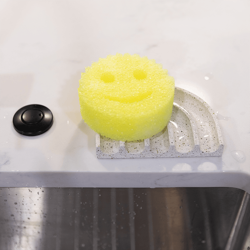 Sponge Rest - White Terrazzo