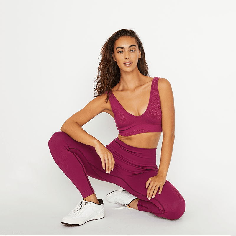 Sage V-Neck Bra Top