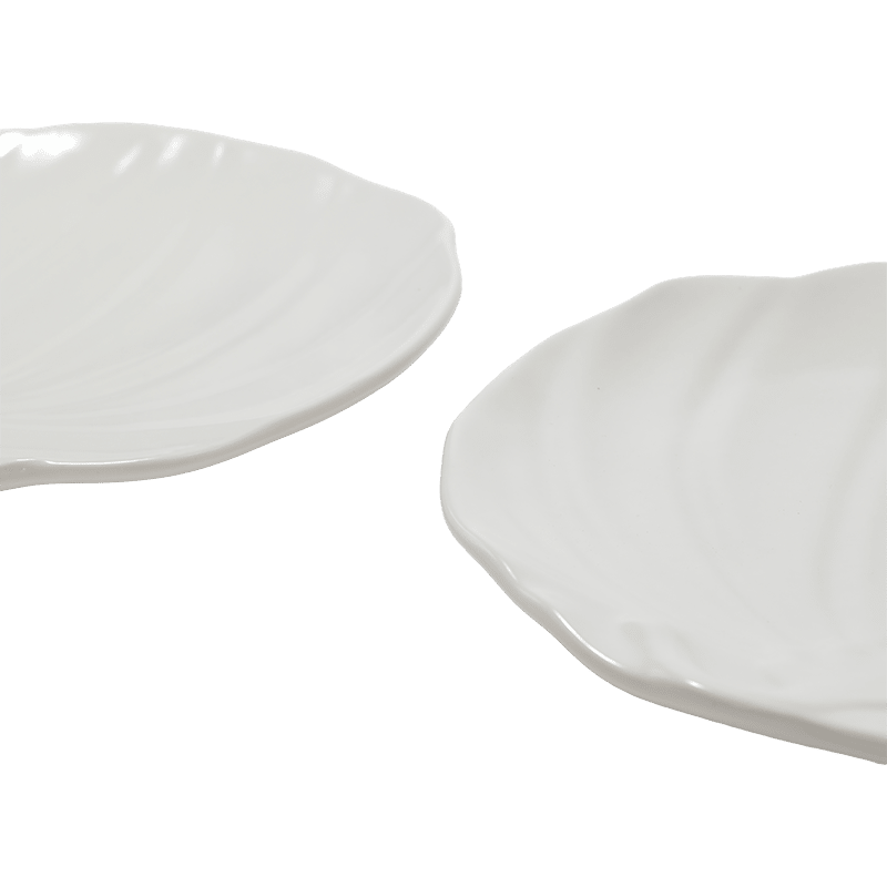 White Pumpkin Desert Plates (set of 2)