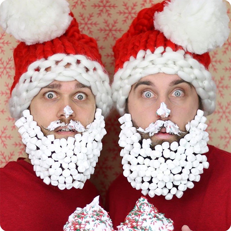 Chunky Knit Christmas Hat