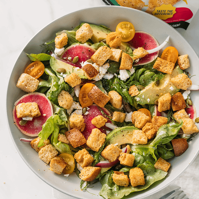Sourdough Croutons- Pico Picante