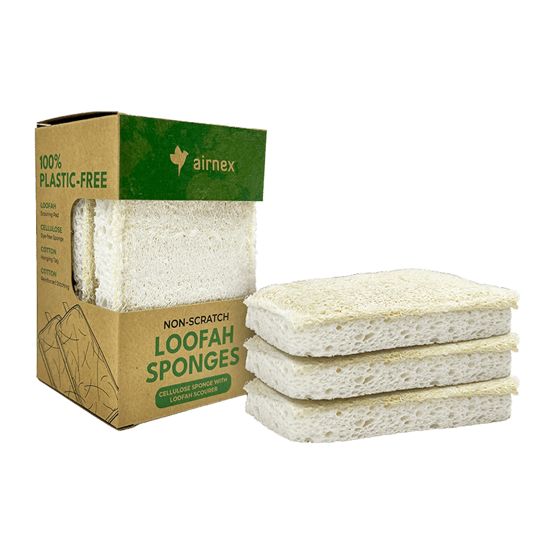 Loofah Sponges Pack of 3