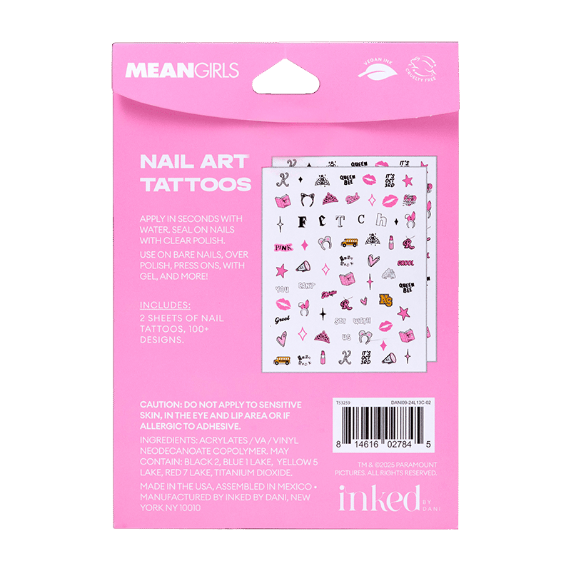 Mean Girls: Fetch Nail Art