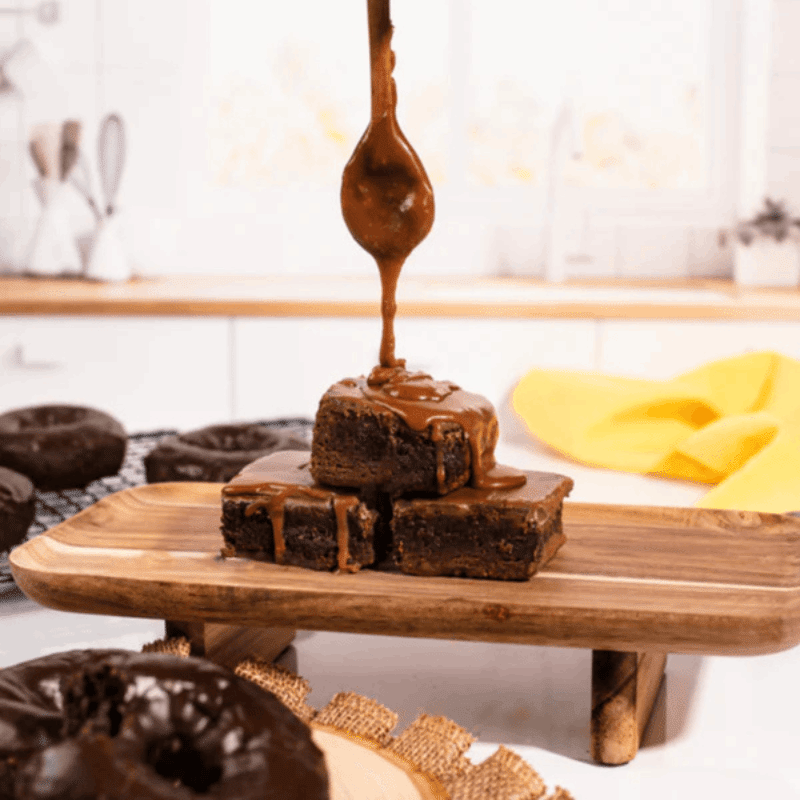 Chocolate Glazed Donut Brownie (4 Pack)