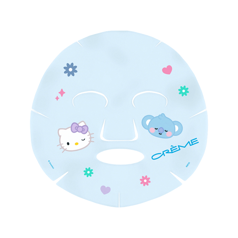 Hello Kitty & BT21 Youthful Glow Printed Essence Sheet Mask