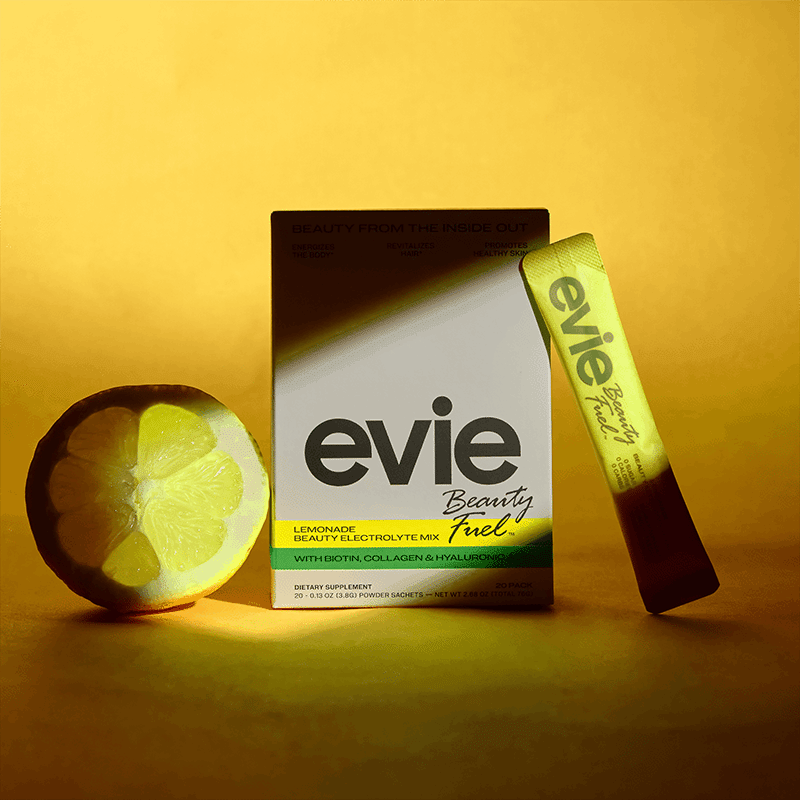 Evie Beauty Fuel Box of Lemonade Electrolyte Sticks (20 ct)