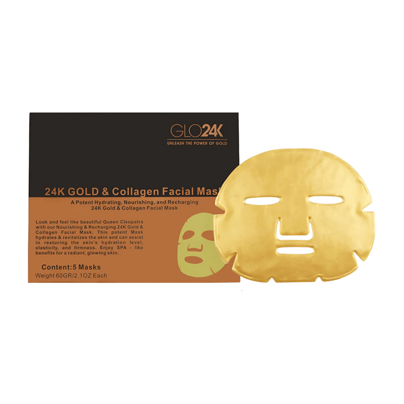24k Gold Collagen Sheet Mask (5 Pack)