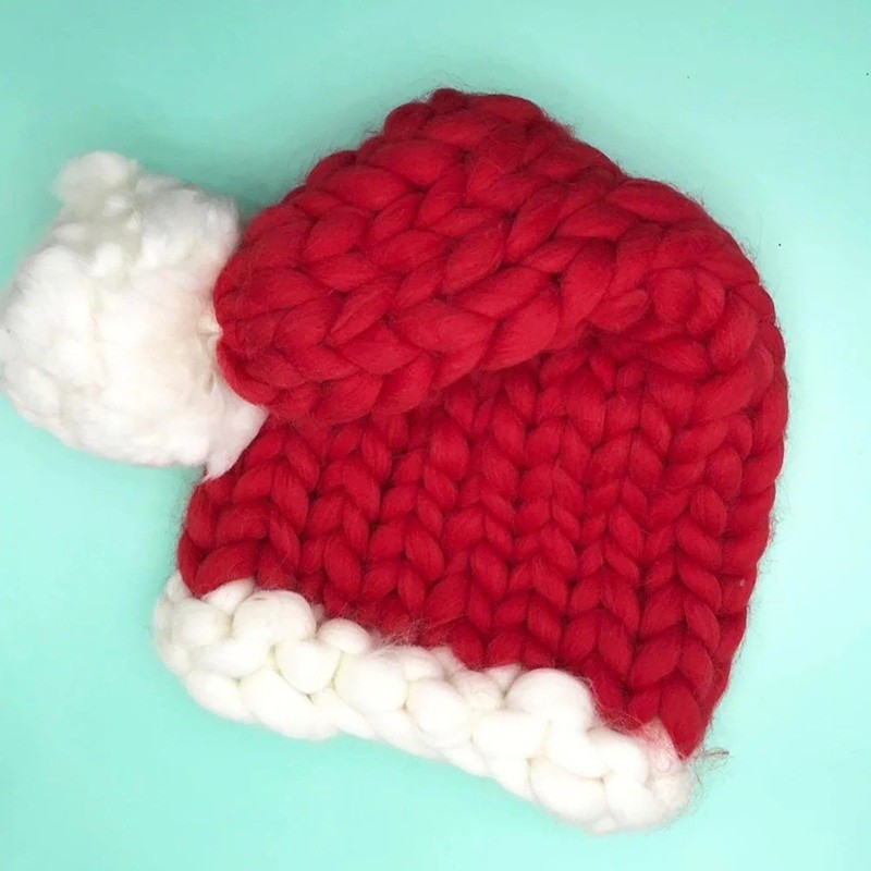 Chunky Knit Christmas Hat